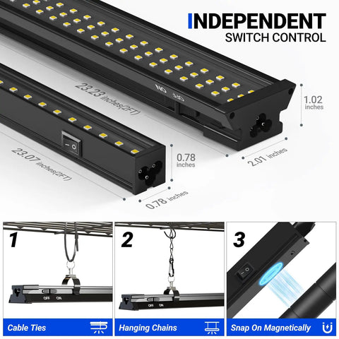 LH750 Pegboard Indoor Greenhouse With Grow Light For Seedlings And Foliage Plants, 90W 5000K Full Spectrum Lamps, 3 Adjustable Pegboards, Timer, Wheels, DIY Plant Cabinet For Your Home Grow