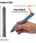 Foil Quill pen starter kit in gray; handheld USB-powered hot foiling pen with side switch