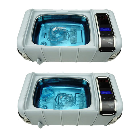 Keep It Fresh On The Daily With This Medium CPAP Ultrasonic Cleaner Equipped With A Stainless Steel Basin And Protective Basket To Deep Clean Masks Hoses And Sleep Apnea Gear.