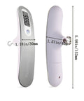 Archery Bow Scale for Recurve and Compound Bows 110 Pounds 50 Kilograms LCD Display, dimensions shown on digital scale