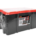 4 Drawer Interlocking Tool Storage Bin Organizer with protective wrap, model W5911, featuring a secure interlocking system.