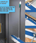 Two Piece 22 Inch Cotton Dust Mop Head Refill Heavy Duty Dry Mop Pads For Hardwood Tile And Laminate Floors compatible with standard frames to wipe out dust.