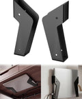 Heavy Duty Under Desk Laptop Mount And Wall Holder Adjustable Metal Bracket for secure laptop storage under desk or on wall.