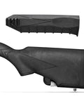 Ambidextrous 12 Gauge Pump Shotgun Buttstock And Forend Combo Pack With Easy No Gunsmithing Install In Black Tough Build