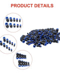 Versatile Quick Connect Air Hose Fitting Kit Push To Connect Pneumatic Coupler Tools For 4mm To 12mm And 1/8 To 1/2 Inch Diverse Tasks Nickel Plated Brass Build Resists Harsh Workshop Grime Effortless Operation With Circular Release Ring black and blue pneumatic couplers in assorted sizes