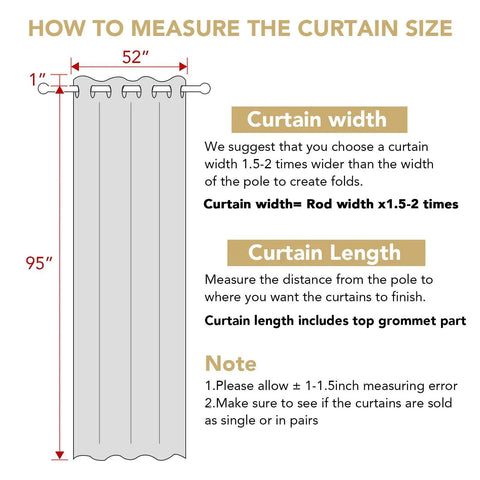 Living Room Linen Blend Curtains With Semi Sheer Light Filtering Nickel Grommets Sea Grass Color Energy Saving Window Treatments 2 Panels 52 By 96 Inches Open Weave Eco Friendly Recycled Materials measurement guide