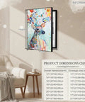 Stylish Flip-Top Electric Meter Box Cover That Totally Hides Wall-Mounted Breaker Panels With Smooth Design And Effortless Circuit Access For Any Home Makeover In Modern Living Spaces, shown in a cozy living room setting.