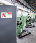 Self Adhesive Warning Sign Stickers PVC Material 2 Pack Multipurpose Eye Catching Reminder For Safety And Equipment In Warehouse Or Factory Easy To Apply Do Not Touch Caution Labels on machinery