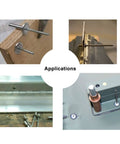 Applications of Large Flange Aluminum Blind Rivets Three Sixteenth Inch By One Inch Pop Rivets With Five Eighth Inch Flange Diameter.
