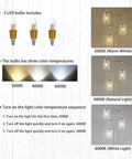 Three-Light Contemporary Crystal Floor Lamp With K9 Crystal Lampshade Chrome Finish For Living Room Bedroom Or Office Bulb Included