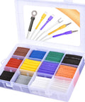 Heat Shrink Tubing Kit With Dope Assorted Colors And Sizes 650 Pieces Shrink Ratio 2 To 1 in open compartment box