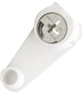 100 Pack Dead Reliable Cam Connectors For 19 Mm Panels With Ridge Drop In Cam Lock Nut Furniture Fasteners White Finish Outrigger version.