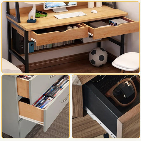 14 Inch Soft Close Heavy Duty Drawer Slide Kit With Bottom Mount Coated Steel Track And Smooth Nylon Rollers Rugged And Durable Drawer Glides Replacement For Cabinets And Dressers White Finish, bottom mount drawer glides in desk and cabinet drawers