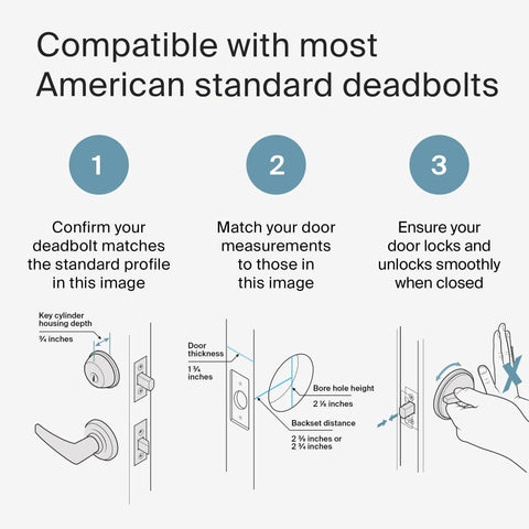 Smart Deadbolt For Exterior Doors Turns Any Lock Into Keyless Entry With Level Bolt Discontinued Model Notice Find The Latest Smart Lock For Home Security And Easy Secure Access compatibility instructions image