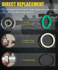 Image showing parts from Fire Ball 300 Repair Kit 238286 For 5:1 Pumps Upper And Lower Repair Parts Set With Fluid And Air Components