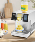Built Different Commercial Snowflake Ice Machine Cranks Out 507 Lbs Daily With Fast Air Cooled Cooling And Tough Stainless Design, serving flake ice.