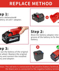 Step-by-step guide using 2 Pack Power Wheels Battery Adapter For M18 18V Tools Heavy Duty ABS Connector 12 Gauge DIY Robotics