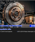 Heavy Duty Front Wheel Hub Bearing Assembly For 2011 2018 Explorer And 2013 2018 Police Interceptor Utility 5 Lug With ABS Direct Replacement WE60589 BR930809 Absolute Fit And Reliable Performance view of installed bearing