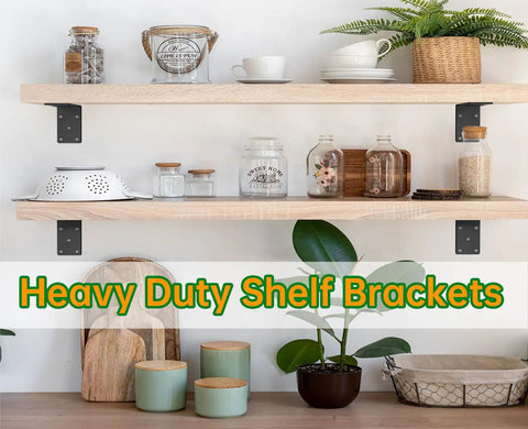 Beefy Heavy Duty Five By Five By Two Point Five Inch L Bracket Set For Shelves Fences Pergolas And Wood Posts 90 Degree Corner Brace For Floating Shelves And Countertops Eight Pack