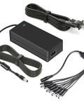 12V 5A Security Camera Power Supply With 8 Way Splitter Cable For Lorex Samsung Q See Night Owl Swann Annke CCTV DVR Surveillance Systems Worldwide AC 100 240V 60W Adapter
