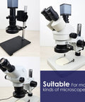 Ultra Bright Ring Light Illuminator For Microscope With 144 LED Beads Adjustable Illumination For Monocular Binocular Trinocular And Stereo Microscopes Low Heat Flicker Free Energy Saving Pro Grade Lab Imaging Lamp For Quick And Precise Work on stereo microscope