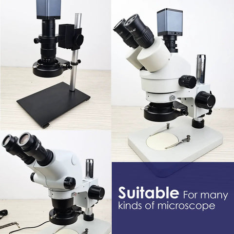 Ultra Bright Ring Light Illuminator For Microscope With 144 LED Beads Adjustable Illumination For Monocular Binocular Trinocular And Stereo Microscopes Low Heat Flicker Free Energy Saving Pro Grade Lab Imaging Lamp For Quick And Precise Work on stereo microscope