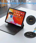 Slick Flush Mount Desktop Power Grommet Offering Recessed Layout With Two AC Outlets PD 20W USB C Fast Charge Port And Ethernet Jack, showcasing unique network port design.