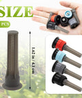 30 Pack Spray Sprinkler Nozzle Filters With Variable Arc, Easy Replacement For Pop Up Heads, DIY Friendly, shown in various colors