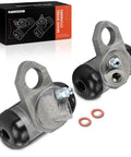 Front Drum Brake Wheel Cylinder For Chevrolet Impala Caprice Bel Air Biscayne Brookwood Kingswood Townsman 1965 To 1970 Two Piece Set 1.1875 Inch Bore with packaging