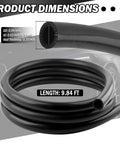 Silicone Radiator Heater Hose 5/8 Or 3/4 Inch ID 9.84 Ft Cuttable Flexible Coolant Water Air Transfer Hose With 246 PSI Burst