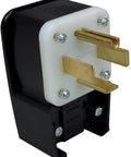 Rock Solid Pto Generator Package Serving A Knockout 16 Kilowatt Single Phase Setup, black and white plug for securing power connection.