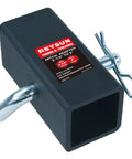 Trailer Hitch Reducer Sleeve From 2-1/2 Inch To 2 Inch Receiver, Heavy Duty Steel Adapter With Pin And Clip, 3500Lbs Capacity
