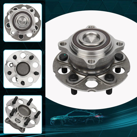 Rear Wheel Hub And Bearing Assembly Fits Honda CR V 2007 2011 EX EX L LX Crosstour 2010 2011 2012 2015 TF1 And Accord Crosstour With ABS 5 Lug One Piece Replacement