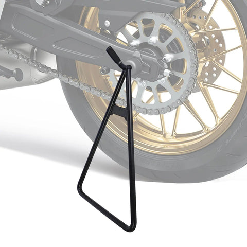 Beefy Heavy Duty Solid Steel Motorcycle Triangle Stand For Dirt Bikes 80-500cc, Rear Wheel Lift And Maintenance Stand, Rustproof.