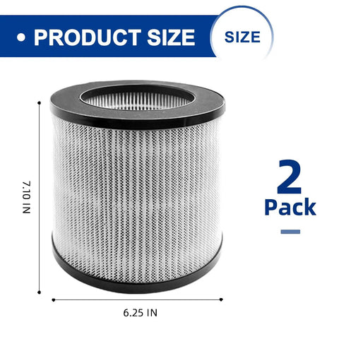 2801 Replacement Filter For Myair Personal Air Purifier 2780A 2780B 2780P 27809 Two Pack High Efficiency Activated Carbon Filters