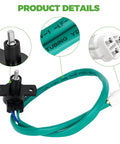 Throttle Sensor Replacement For Yamaha Electric Golf Carts G19 G20 G21 G22 Direct Fit Easy Install OEM Cross Reference Durable Plug And Play Sensor For Smooth Acceleration And Reliable Performance. Black sensor with teal wiring and white connector