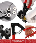Must Have Complete Glass Cutting Tool Set Kit With 8 Inch Tile Nippers feature quality YG8 carbide wheels, spring-loaded for easy use.