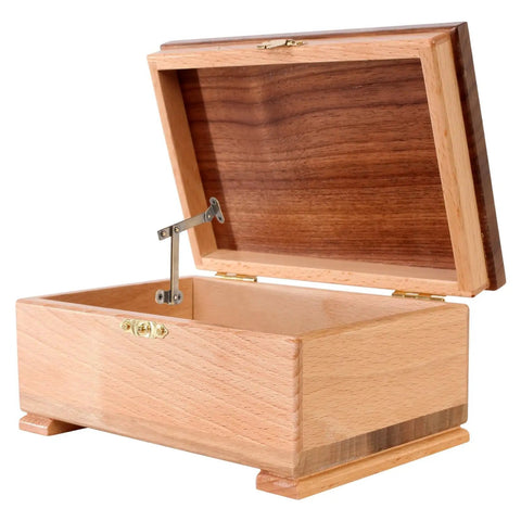 Two Pack Folding Lid Support Hinges Left Side Lift Up Stay Brass Rotatable Hinges for Cabinets Wardrobes Wooden Jewelry Boxes