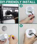 DIY installation process of the Slick In Wall Cable Management Kit To Hide Tv Wires And Keep Your Space Zero Mess.
