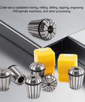 26 Piece ER32 Spring Collet Set For CNC Engraving Milling Lathe Tools 1/32 To 13/16 Inch Range Beefy 40Cr Spring Steel Workholding High Grip Collets