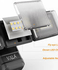 Alkaline Battery Motion Sensor Outdoor Lights 750LM Wireless Flood Lights with 5000K IP65 LED security, close-up of LED chips