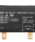 Heavy Duty 30A SPDM Relay For Vehicles And Industrial Equipment, 277VAC Load Rating With 100 And 120VAC Control, front view