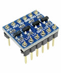 Front view of Five Pack Four Channel I2C Level Converter Module Bi Directional Logic Level Shifter 5V To 3V3 for Arduino and Raspberry Pi