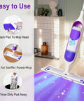 20 Pack Disposable Power Mop Pads Compatible With Swiffer Power Mop Multi Surface And Wood Mop Refills For Quick Cleanups No Mess Mopping And Pet Hair Removal Easy Fit For Fast Mopping on Swiffer Power Mop