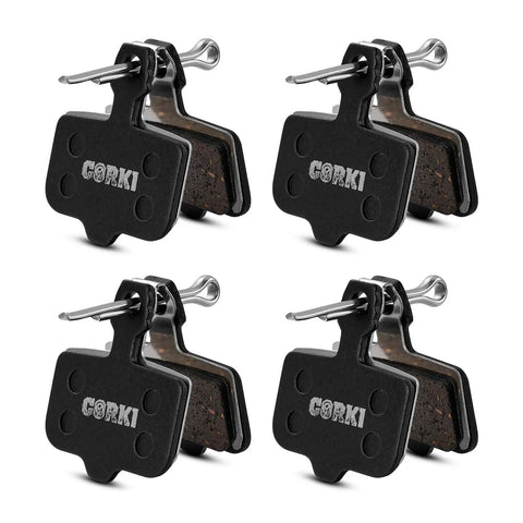 Four Pairs Disc Brake Pads Kit For Avid Elixir And SRAM Brakes With Rotor Alignment Tool Resin Semi Metallic And Sintered Metal Options