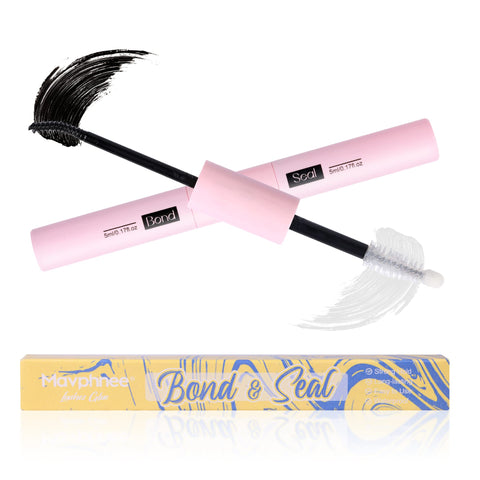 Bond And Seal 2 In 1 Lash Glue Waterproof With Strong Hold For DIY Cluster Eyelashes Long Lasting Adhesive with packaging