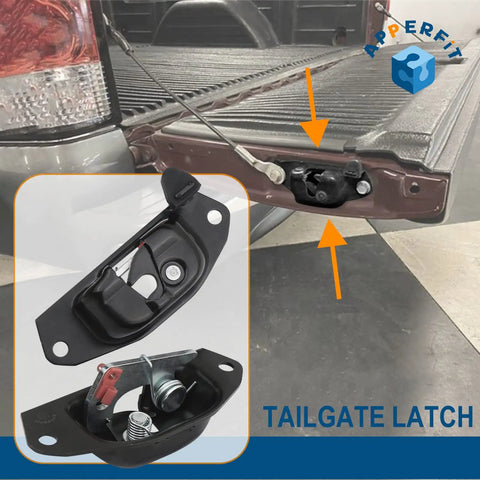 Built Tough Rear Tailgate Latch Lock Kit With New Cable Bolts Drops Right In On 1999-2007 Chevy Silverado GMC Sierra installed