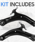 Heavy Duty Front Lower Control Arm With Ball Joint Suspension Kit Bolt On for Nissan Rogue 2.5L 2008-2015 Two Piece