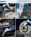 Anti-Seize Assembly Paste, 3.0 Oz, Heat Resistant Lubricant And Corrosion Protection For Fasteners And Threads applied in various settings