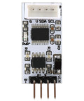 RS485 Temperature And Humidity Sensor Module With 12V Power For Industrial Monitoring, Compact Bus Module With Easy Wiring And Stable Signal, Perfect For Real Time Environmental Tracking In Electronics Projects, white PCB with pin header